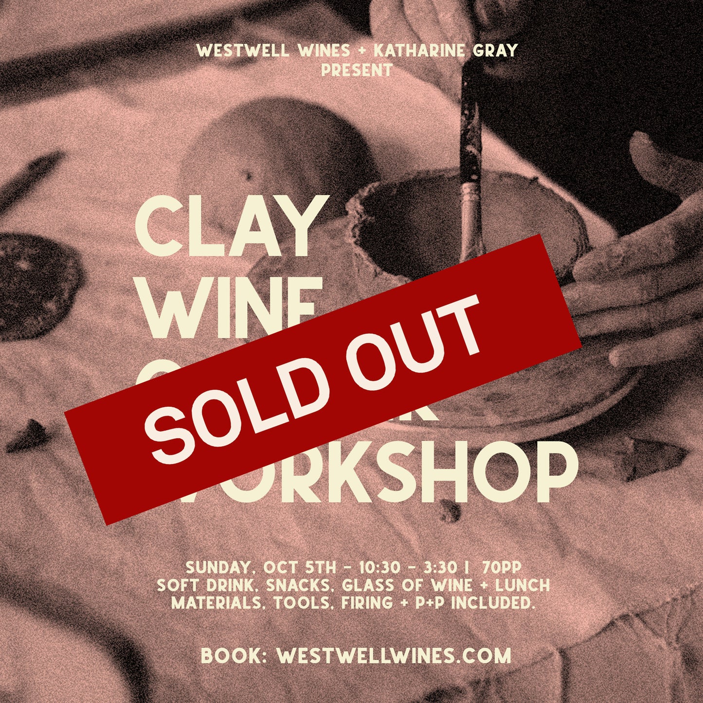 Clay Wine Cooler Workshop with Wine + Lunch (SOLD OUT)